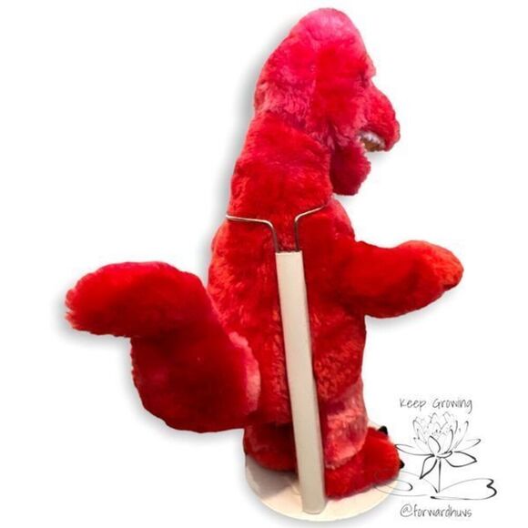 Build A Bear Red & White Tie Dye Brachiosaurus - Picture 4 of 8